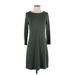 Tommy Bahama Casual Dress - A-Line: Gray Solid Dresses - New - Women's Size X-Small