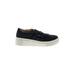 Yellow Box Sneakers: Slip On Wedge Casual Black Color Block Shoes - Women's Size 8 - Round Toe