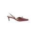 Kate Spade New York Heels: Burgundy Print Shoes - Women's Size 9 - Pointed Toe