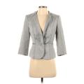 White House Black Market Blazer Jacket: Short Gray Jackets & Outerwear - Women's Size 4