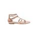 Vince Camuto Sandals: Tan Solid Shoes - Women's Size 7 1/2 - Open Toe