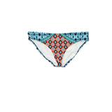 Kenneth Cole New York Swimsuit Bottoms: Blue Floral Motif Swimwear - Women's Size X-Large