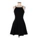 Divided by H&M Casual Dress - Mini: Black Solid Dresses - Women's Size 6