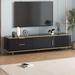 Modern TV Stand for 65+ Inch TV, Entertainment Center TV Media Console Table with 2 Drawers and 2 Cabinets, TV Console Cabinet