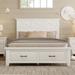 Queen Storage Panel Bed with 2 Drawers, Platform Bed Frame