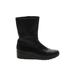 Cole Haan Ankle Boots: Slouch Wedge Minimalist Black Solid Shoes - Women's Size 9 - Round Toe