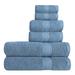 A1HC Bath Towel Set, 500 GSM 100% Ring Spun Cotton, Oeko-Tex Green Certified, Zero Twist, Ultra Soft, Quick Dry