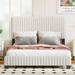 Full Size Upholstered Platform Bed Frame for Boys Girls Kids Adults Toddler, No Box Spring Needed, Velvet Fabric