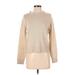 Divided by H&M Pullover Sweater: Tan Print Tops - Women's Size X-Small