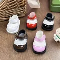 Doll Shoes PU Leather Bow Doll Shoes DIY Handmade Boots Shoes Doll Shoes Boots 1 Pair PU Leather