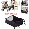 Baby Stroller Basket Newborn Stroller Hanging Basket Infant Pram Bottom Basket Portable Organizer