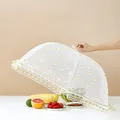 80Cm Foldable Food Covers Dining Table Mesh Cover Home Anti Fly Mosquito Tent Umbrella Picnic