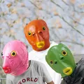 Funny Green Fish Head Mask for Adult Carnival Party Headdress Cosplay Costume Latex Mask Fancy Dress