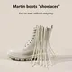 Martin Boots Shoelaces Round Shoelace Unisex Beige Black Brown Leather Shoe Laces Tooling Shoes