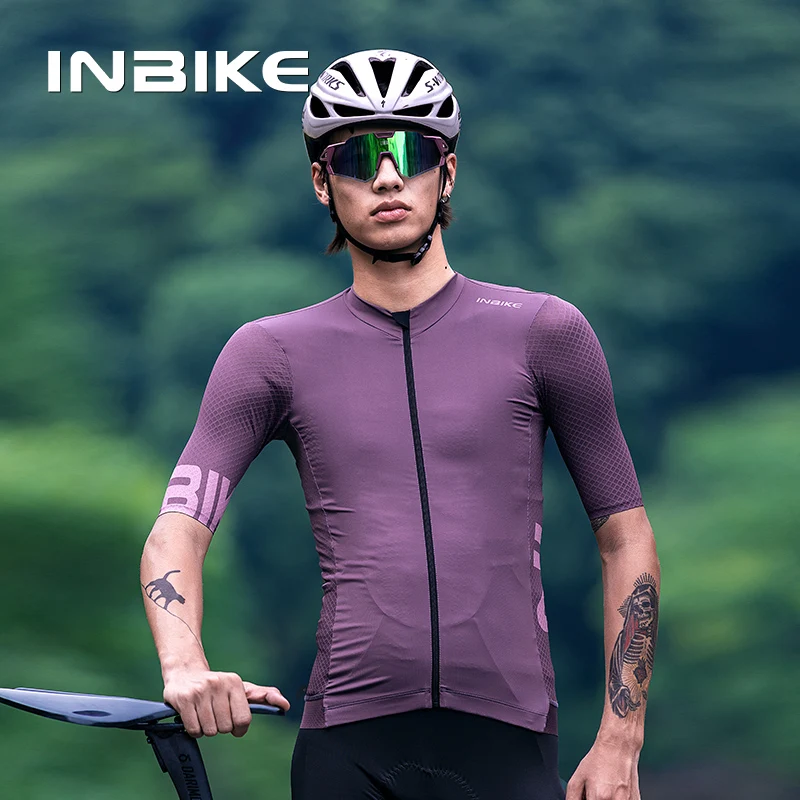 INBIKE été à manches courtes vélo maillot homme route cyclisme maillot vêtements pour hommes vtt montagne vélo vêtements de sport mâle vêtements