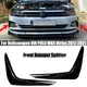 Car Front Bumper Side Spoiler Splitter Air Knives Body Kit For Volkswagen VW POLO MK6 Virtus 2017