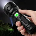 Ultra Bright LED Flashlight Torch Waterproof Camping Light Hunting Torch Bicycle Light Power By