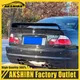 Per BMW serie 3 E46 Spoiler posteriore 1998-2006 anno ABS nero Spoiler berlina in fibra di carbonio ala posteriore accessori per auto