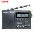 TECSUN DR-920C Noir Réveil Radio Numérique Portable Affichage FM/MW/SW Multi Bande avec Haute