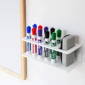 Porte-feutres en acrylique à 10 fentes organiseur mural pour effaceur à sec support de rangement
