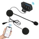 Casque de moto BT universel Bluetooth sans fil kit d'appel mains libres anti-InterabovRacing