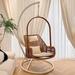 RARLON Household Rattan Chair Hanging Basket Porch Swing Wicker/Rattan | 76.77 H x 41.33 W x 39.37 D in | Wayfair 02ZJ172BMETT8E7ADL0