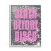 Stupell Industries bb-545-Framed Glam Death Before Disco Wrapped Canvas Print Canvas | 20 H x 16 W x 1.5 D in | Wayfair bb-545_cn_16x20