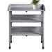 Arlmont & Co. Huntleigh Wood Potting Bench Wood in Gray | 35.5 H x 30.5 W x 14.6 D in | Wayfair B6E0F0BFDF174D08B57FF3841377E8C0