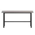 Flash Furniture Chapman Rectangle Commercial Conference Table w/ Laminate Top & A-Frame Base Wood in Gray | 30 H x 60 W x 30 D in | Wayfair