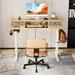 17 Stories Rozzie 23" W Rectangle Standing Desk Wood in Brown | 63" | Wayfair 4E102ABA20ED4854B95A67F00C82EBC4