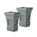 Step2 Atherton Self-Watering Planter Box Resin/Plastic in Gray | Wayfair 537299