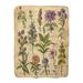 MentionedYou Timeless Flower Compendium - 1 Piece Premium Sherpa Blanket - Luxurious Art Print Design Polyester | 60 H x 50 W in | Wayfair