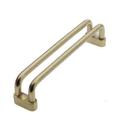 D. Lawless Hardware 3-3/4" Solid Brass Rail Style Pull Polished Lacquer Brass | Wayfair L-P98938-PL-C