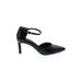 Anne Klein Heels: Pumps Stiletto Cocktail Party Black Solid Shoes - Women's Size 7 1/2 - Pointed Toe