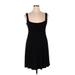 Lascana Casual Dress - A-Line: Black Solid Dresses - Women's Size 14