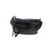 Borse in Pelle Leather Crossbody Bag: Pebbled Black Print Bags