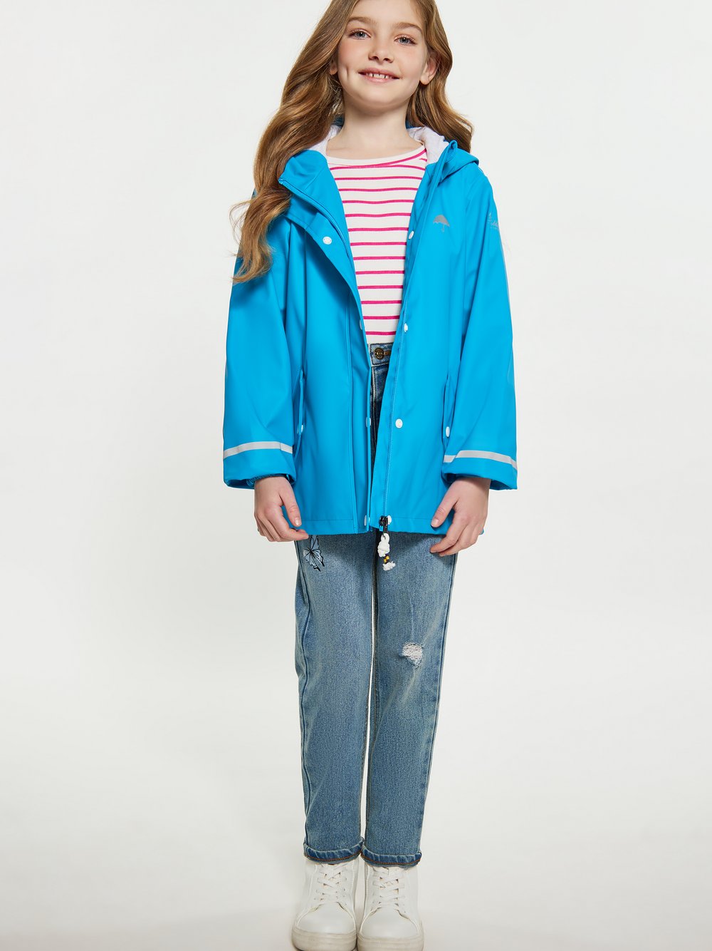 Schmuddelwedda (Kids) Regenmantel Mädchen blau, 116 Image