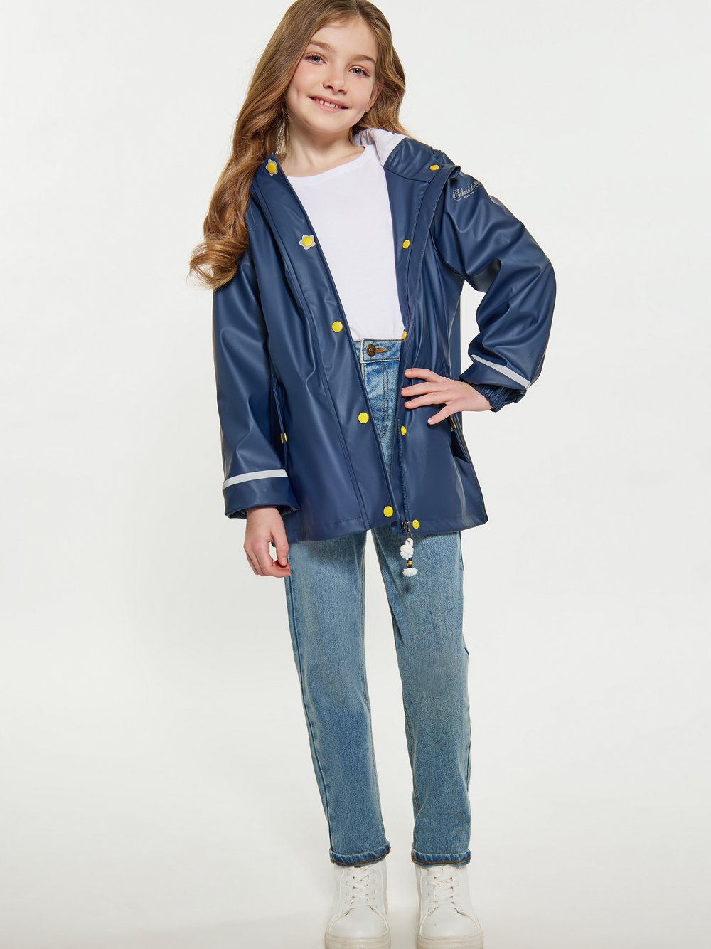 Schmuddelwedda (Kids) Regenmantel Mädchen blau, 146 Image