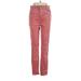 Ann Taylor LOFT Velour Pants - High Rise: Red Activewear - Women's Size 4