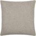 Vedat 18" Square Modern Metallic Silver/Sterling Gray/Gray/Pearl/Light Silver Throw Pillow - Hauteloom