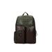 Backpack And Bumbags Leather Green Dark Brown