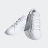 Sneaker ADIDAS SPORTSWEAR "GRAND COURT LIFESTYLE TENNIS LACE-UP", Gr. 38,5, weiß (cloud weiß, cloud weiß, grau one), Synthetik, Textil, sportlich, Schuhe, Design auf den Spuren des adidas Superstar