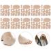 Moleskin Tape Flannel Adhesive Pads Stickers Blister Prevention Pads Anti-wear Heel Pads for Feet Fabric Padding 11 Shapes (110 Pieces)