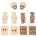 10 Pcs DIY Cream Glue Kids Gifts Nail Charms Flatback Embellishments for Crafts Art Stickers Resin