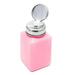 Nail Polish Bottle Empty Push Pump Bottle Dispenser Bottle Manicure Dispenser Pink