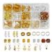 Wig DIY Accessories to Weave Personality Braids Hair Beads Dreadlocks Rings Tube 158 Pcs