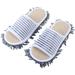 1 Pair Men and House Dusting Slippers Floor Cleaning Slipper Slipper Microfiber Floor Cleaning Washable Detachable Mop Slippers Household Slippers