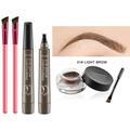 YQHZZPH 4d Laminated Eyebrow Home Grooming Kit Eyebrow Brush Multifunction Simulated Eyebrow Hair Makeup Brush 4d Hair Brow Brush Eyebrow Grooming Kit On Clearance