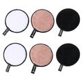 6 Pcs Sponge Face Cleansing Pads Reusable Organic Cotton Make up Remover Powder Puff Round Makeup