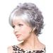 Human Hair Wigs for Ladies Women s Fashion Wig Silver Synthetic Hairshort Wigs Hair Wave Wig Silver Women Wig